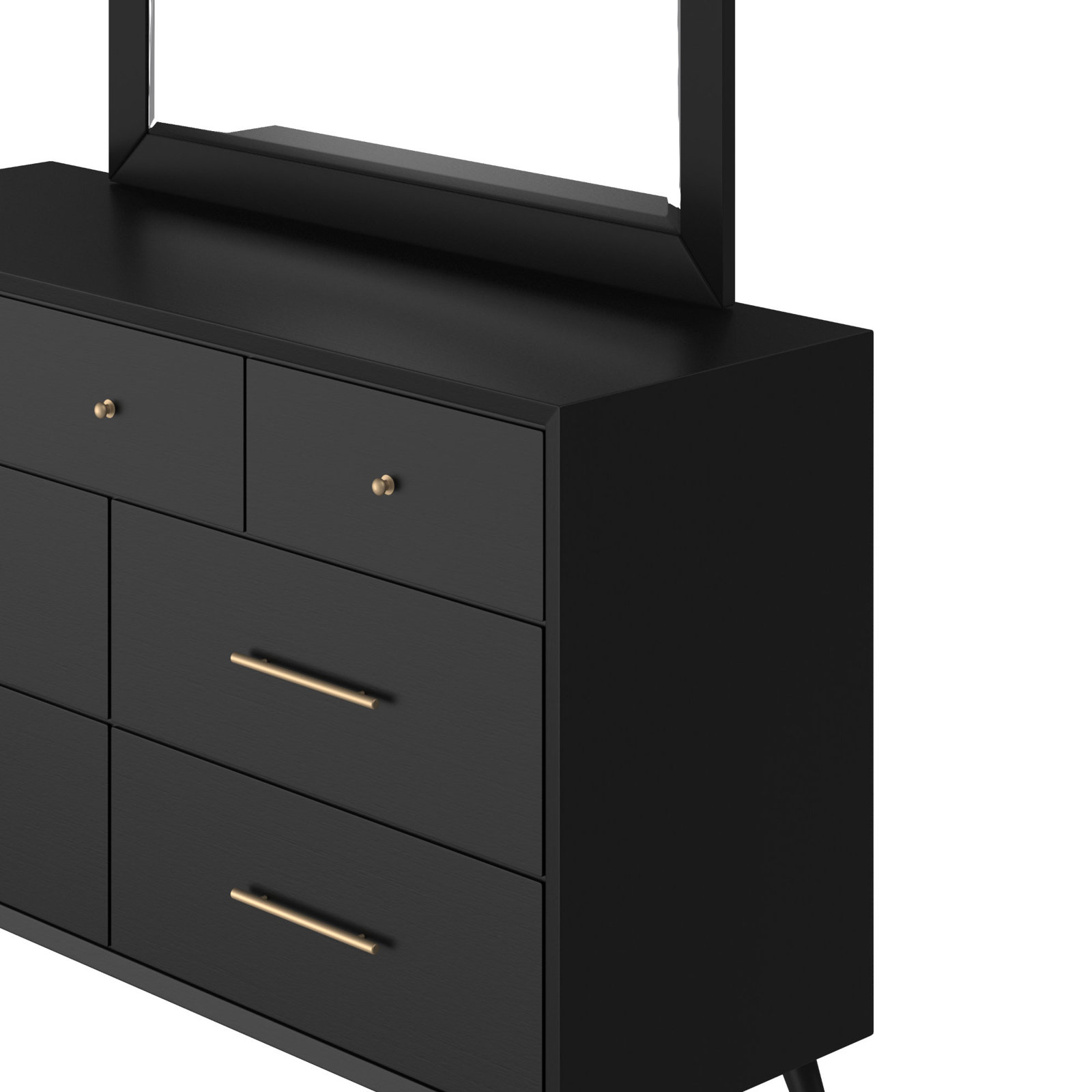 Williams 42" Mirror, Black