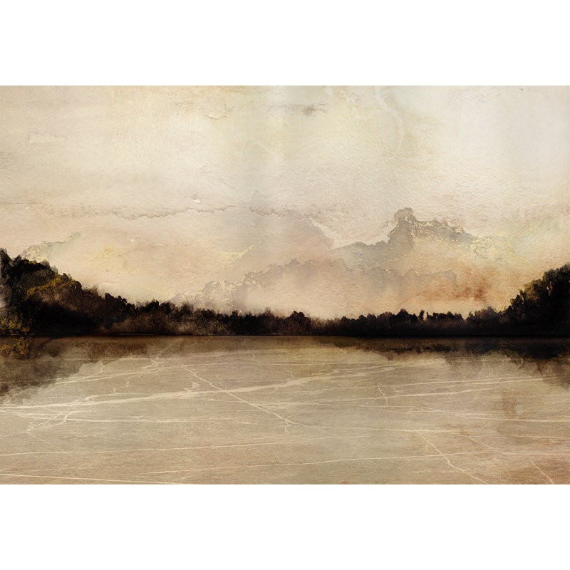 Papier peint paysage - Murmures de rivages lointains, L 110 po x l 157 po