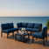7-Piece Modular Outdoor Metal Conversation Set with Water-Resistant Cushions & Rust-Resistant Frame
