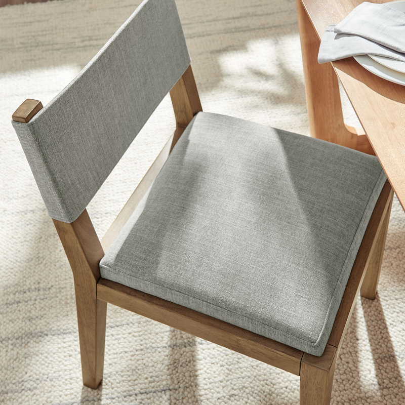 Chaise de salle à manger rembourrée Calder, Brun