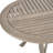 Wood Dining Table 70" - Modern Gray Finish Patio Made From Outdoor