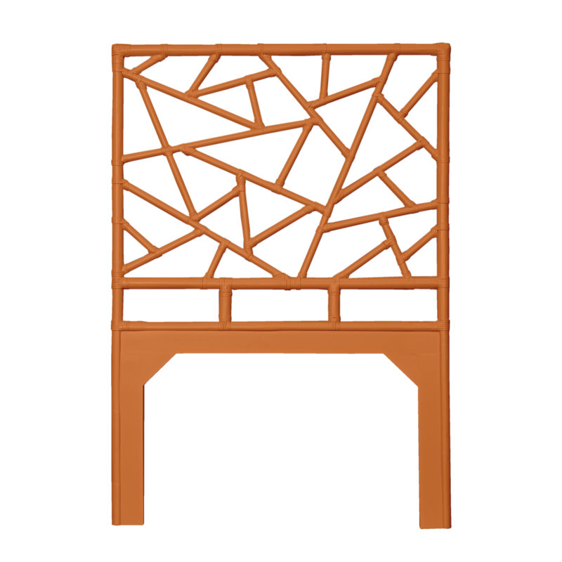 Tiffany Bed, Citrus Orange, Twin