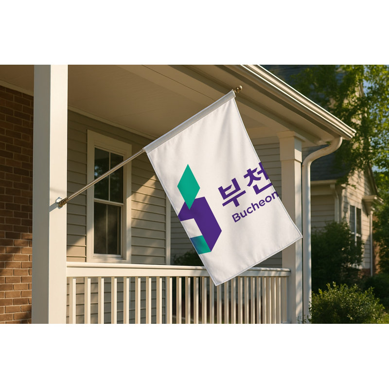 Drapeau de Bucheon - drapeau extérieur