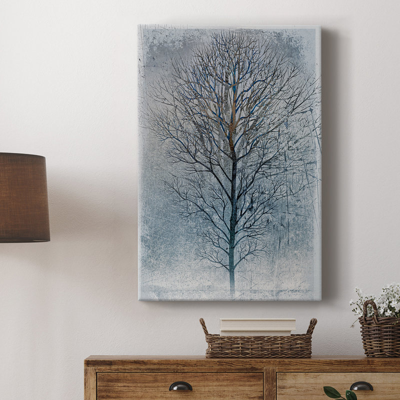Arbre d'argent - Cavas enveloppés de galerie, H 36 po x l 24 po
