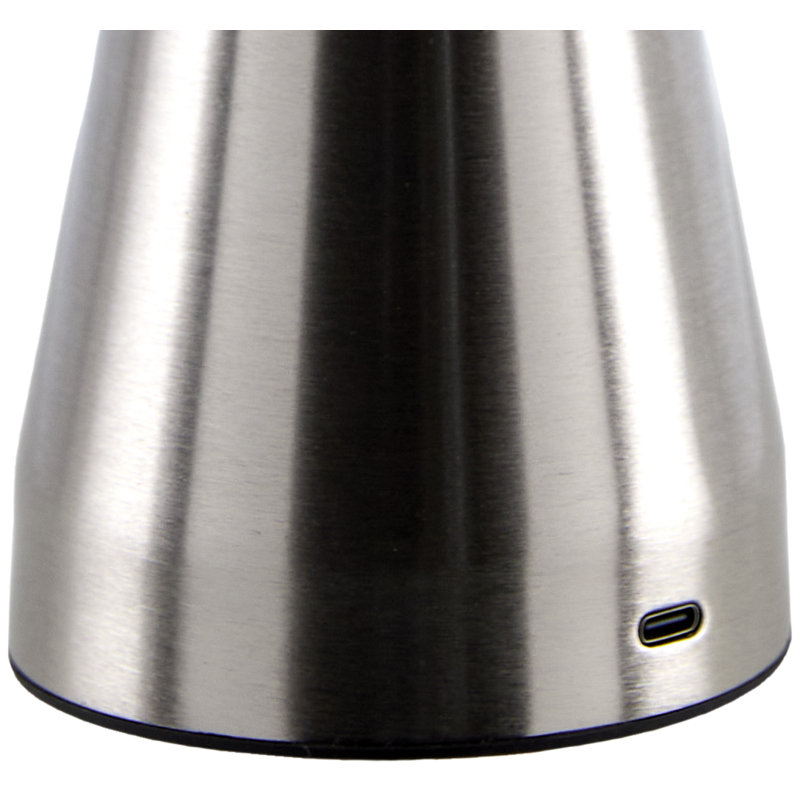 Lampe de table Chafdar, Argent argent, H 9 po x l 6 po x P 6 po