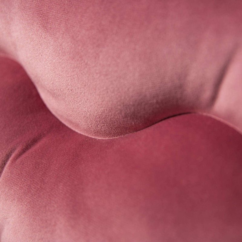 Housse et insert pour coussin en velours Lips, Rose