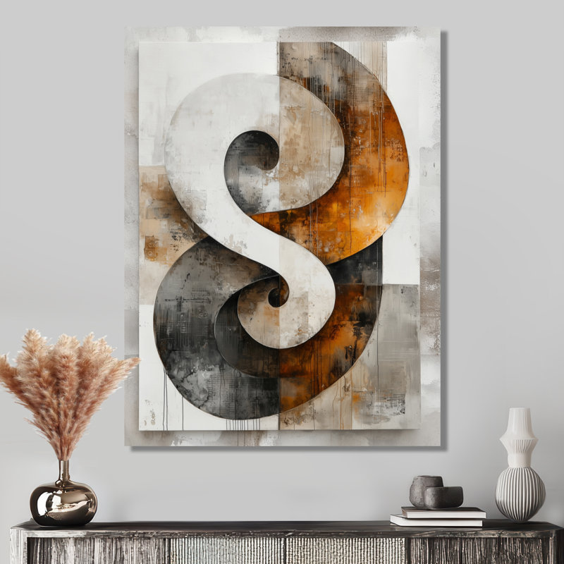 Nyro - Art mural abstrait, salon, Wrapped Canvas, Does Not Apply, 20" H x 12" W