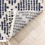 Loop-De-Loop Geometric Synthetic Area Rug-45293403