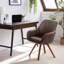 Fauteuil pivotant rembourré Hanfried-80939075
