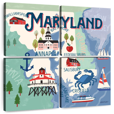 Aliaz State Maps - Maryland Attractions