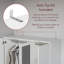 Modern 3 Door 3 Drawer Mirrored Wardrobe with Hanging Rail for Bedroom Storage & Organisation
