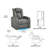 Power Zero Gravity Top Grain Leather Home Theater Recliner Seating-1493407638