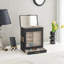 Boîte à bijoux en bois + miroir-405451356