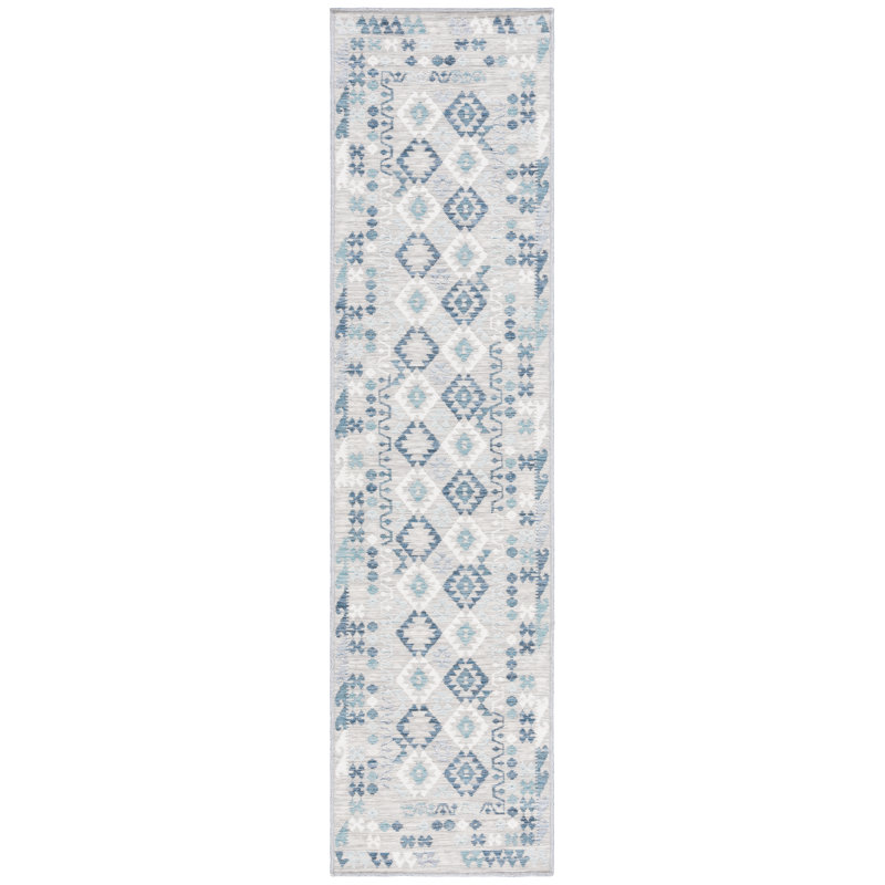Karenina Sunrise Performance Geometric Indoor/Outdoor Area Rug, Runner 2' x 8'