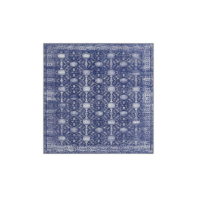 Dymph Chenille Geometric Indoor Rug