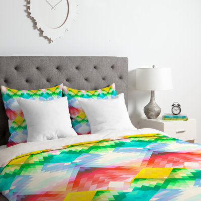 Deniz Ercelebi Geometric Shapes Duvet Cover