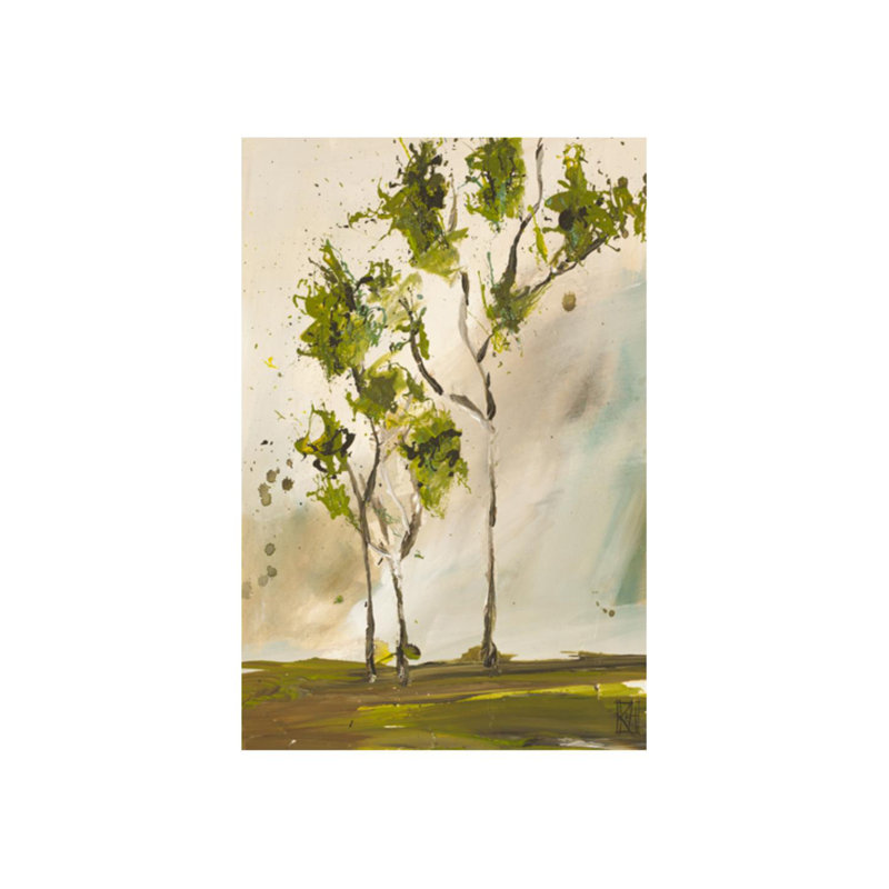 Cali Trees VIII Print, Glass Coat, 60" H x 40" W