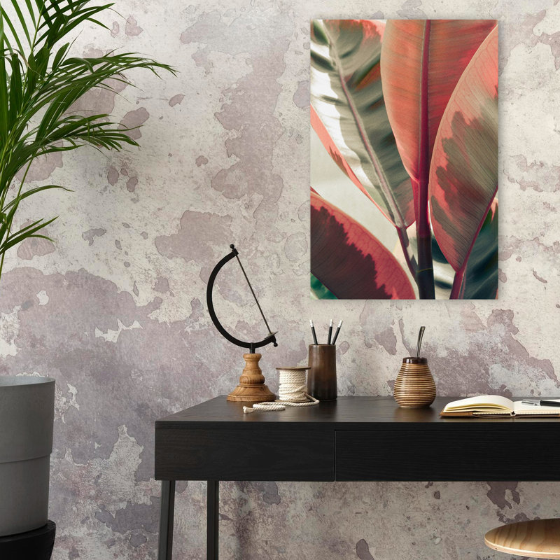 Art floral et botanique contemporain Peachy, photographie de nature, art tropical, H 24 po x l 16 po