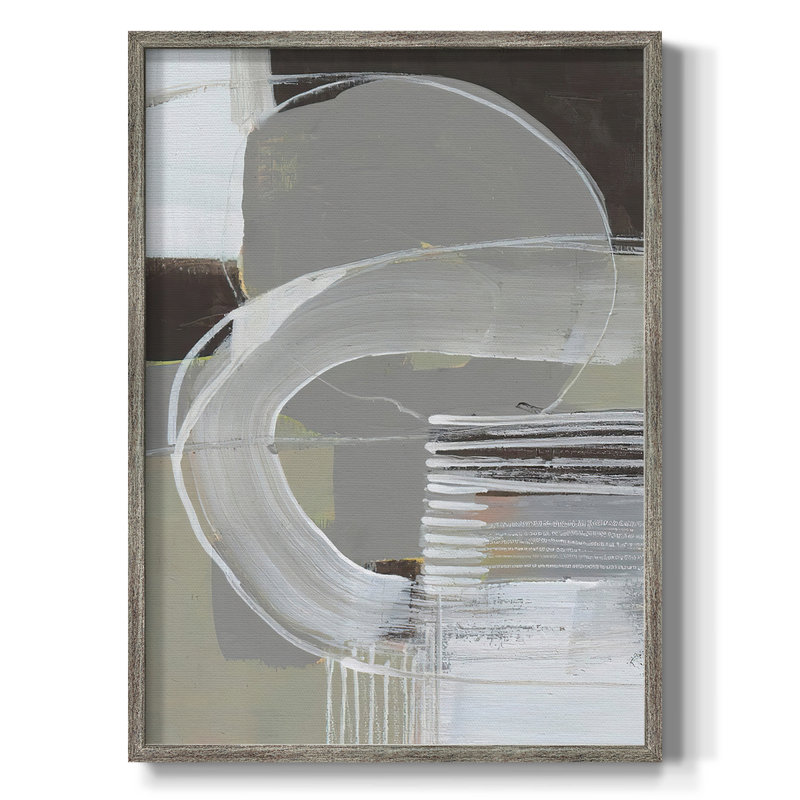 Arching Neutrals II Framed Print - Solid Wood, 11" H x 9" W