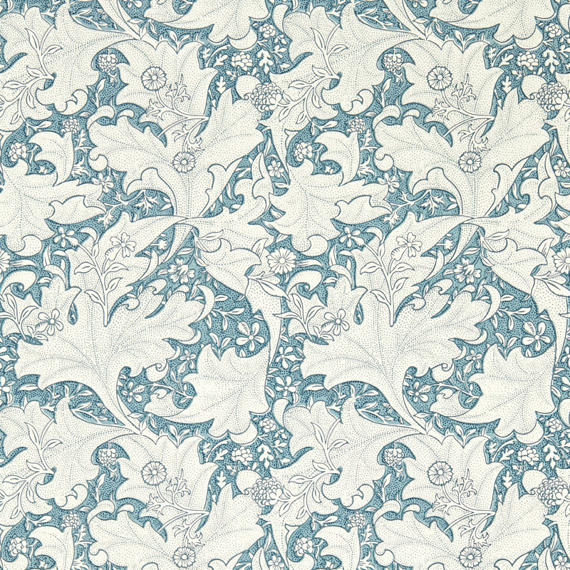 Wallflower 10.05m x 52cm Matte Wallpaper Roll, Blue