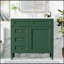 Meuble-lavabo moderne de 36 pouces avec lavabo supérieur, rangement spacieux et tiroirs à fermeture en douceur pour une fonctionnalité accrue-354953612