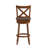 Francis Classic Crossback Wooden Swivel Dining Stool-1457101690-1457101689