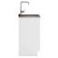 Armoire à linge 28 po avec robinet et évier en acier inoxydable 28 po - Blanc-1709050152