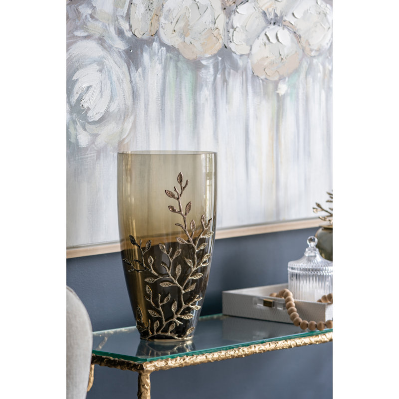 Ilhana Table Vase, 14.8" H x 8.5" W x 7.8" D