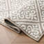Austell Machine Woven Synthetic Geometric Area Rug-478025349-491491045
