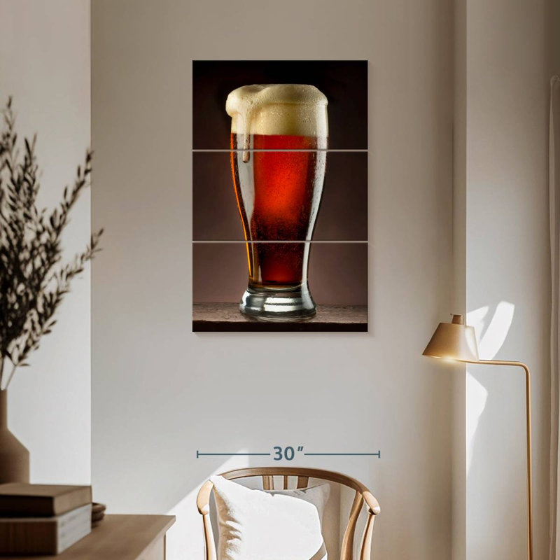 Yarlin Tall Beer Glass, 57" H x 36" W