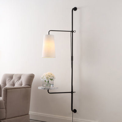 Demitro Iron Plug-in Swing Arm Sconce