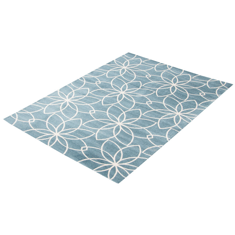 Floral Indoor Rug, Rectangle 5' x 7'