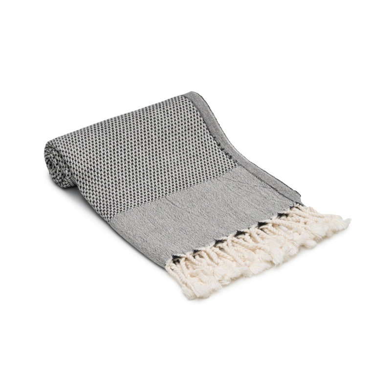 Ensemble de serviettes en coton Whisper, Black