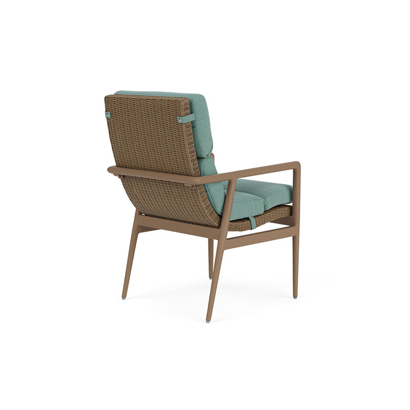 Cascade Outdoor Dining Armchair, Loveboat Mint, Fawn