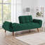 Canapé-lit convertible en tissu d'ameublement avec futons de 75,39 po Kamaren-2143849945
