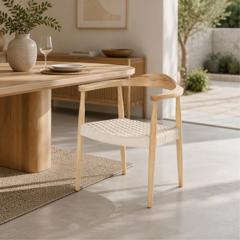 Chaise avec accoudoirs
