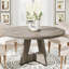 TribeSigns 47" Round Farmhouse Dining Table – Wood Kitchen Table For 4, Cross Base Wooden Dinner Table For Dining Room, Breakfast Nook, Or Living Area-149173426