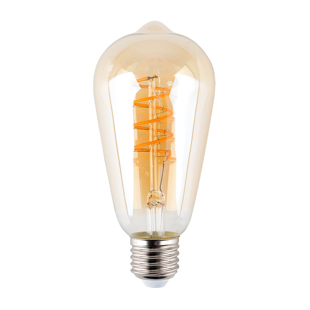 4W E27 LED Vintage Edison GLS Light Bulb Amber