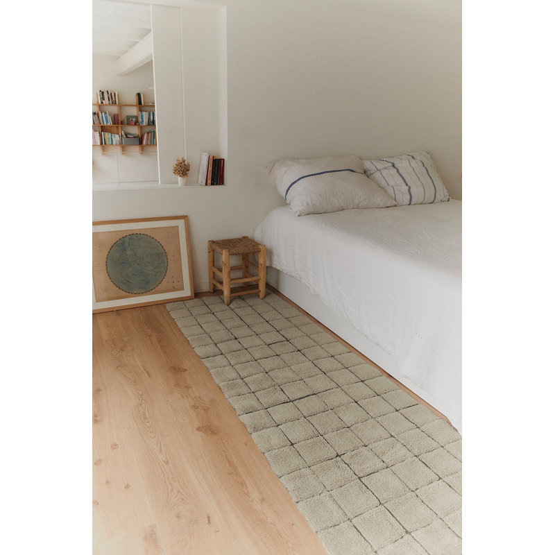 Mosaic Wool Geometric Area Rug, Rectangle 7'6" x 9'10"