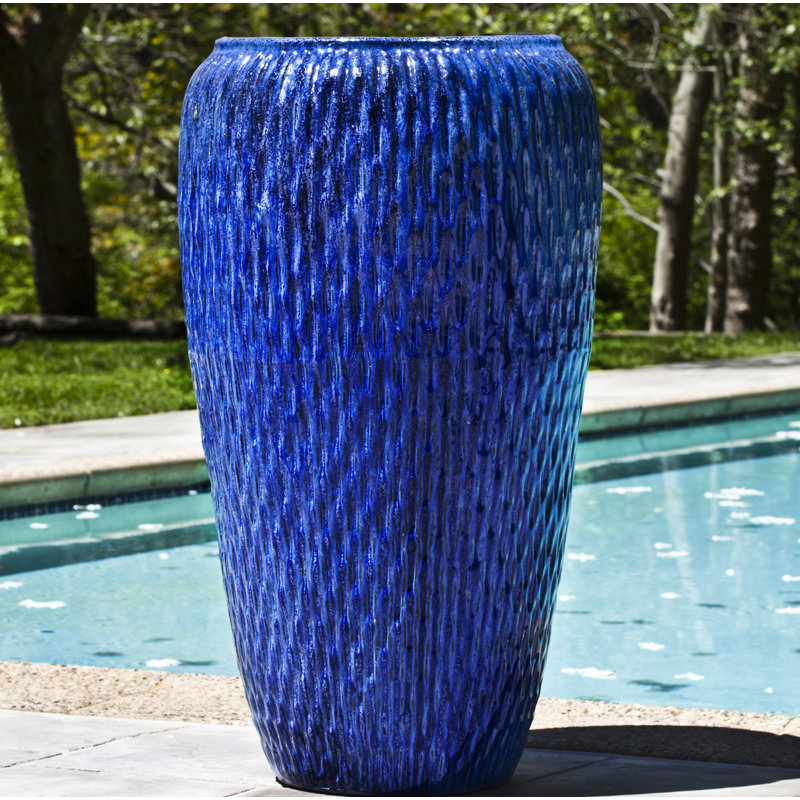 Talavera Handmade Planter, Riviera Blue
