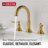 Two Handle Widespread Bathroom Faucet-125061983