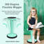 Tabouret oscillant à hauteur réglable pour apprentissage actif, idéal pour les bureaux assis-debout.-425769018-425769019