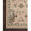 Tapis de couleur rose / brun en laine-293195113