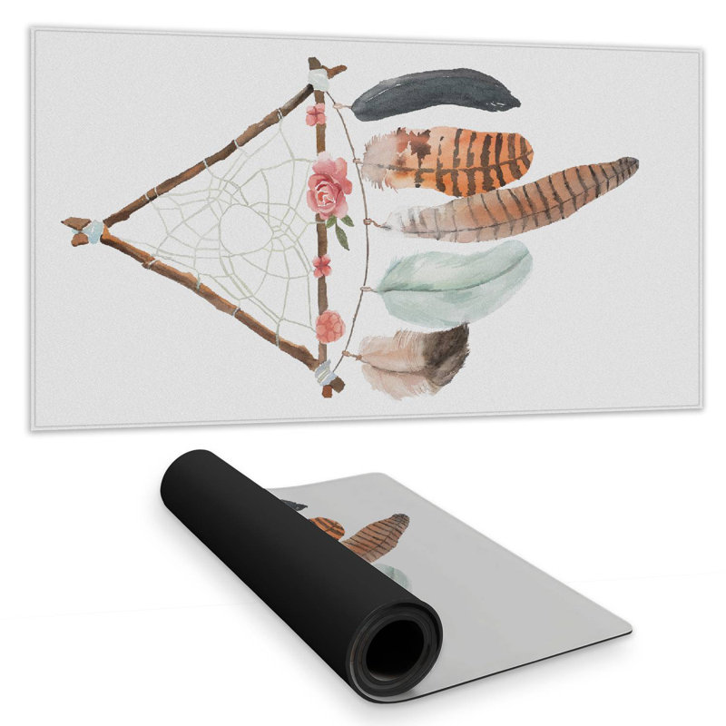 Triangular dream catcher - 15.75"x31.50" Desk mat