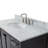 Flynt 43'' Single Bathroom Vanity with Carrara Marble Top-64627288-64627287