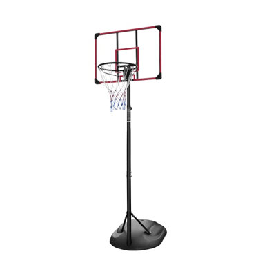 Adjustable Portable Basketball Hoop System, 7.5ft to 9.2ft Height with 32-Inch Backboard