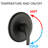 Matte Black Wall Mounted Shower Tub . High 2 In 1 Dual . 7 Spray Modes Head & Hand Shower. All Metal Structure. 1.8 Gpm Flow Rate. 59" Hose. 1/2" Connection System. With Spout. Patterns. Metal.