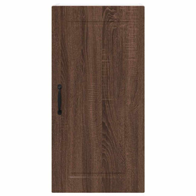 Vidaxl Kitchen Wall Cabinet Smoked Oak 50 X 31 X 80 Cm Engineered Wood