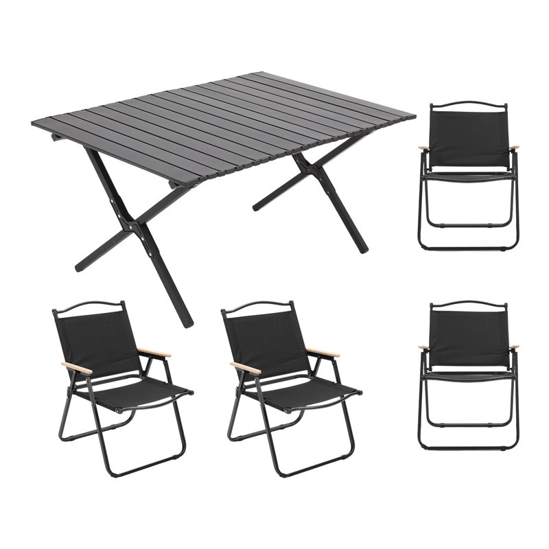 Patio Dining Set with, 43cm H x 90cm W x 60cm D