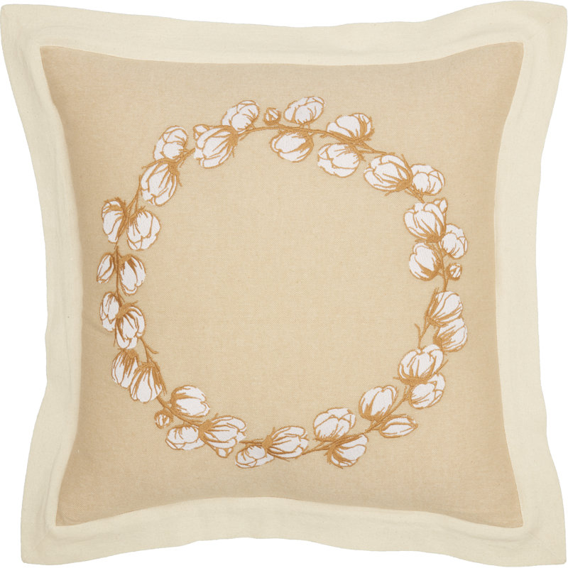 Coussin Ashmont en coton 18 x 18